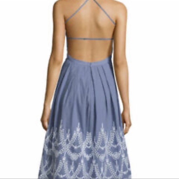 NWOT - Kendall & Kylie Halter Neck Eyelet Dress - Picture 4 of 10